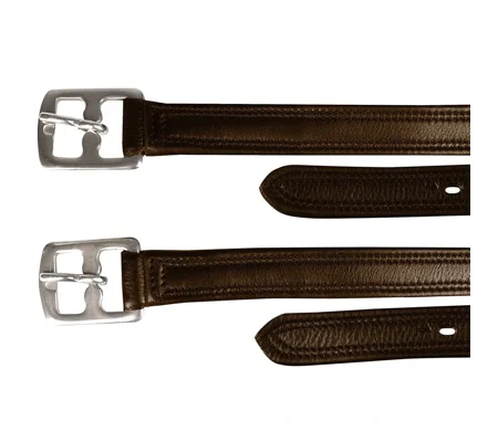 ProPresicce Super Soft Stirrup Leathers by Hy Equestrian Brown