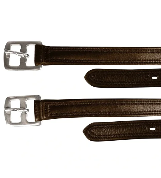 ProPresicce Super Soft Stirrup Leathers by Hy Equestrian Brown