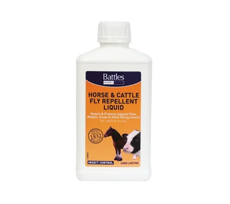 Battles Horse & Cattle Fly Repellent Liquid