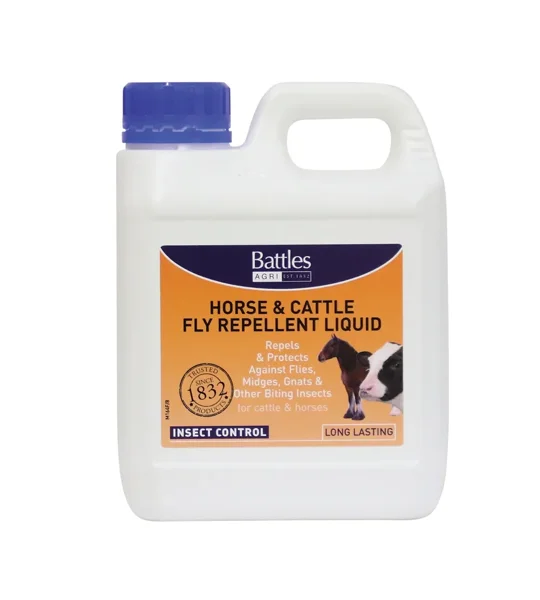 Battles Horse & Cattle Fly Repellent Liquid
