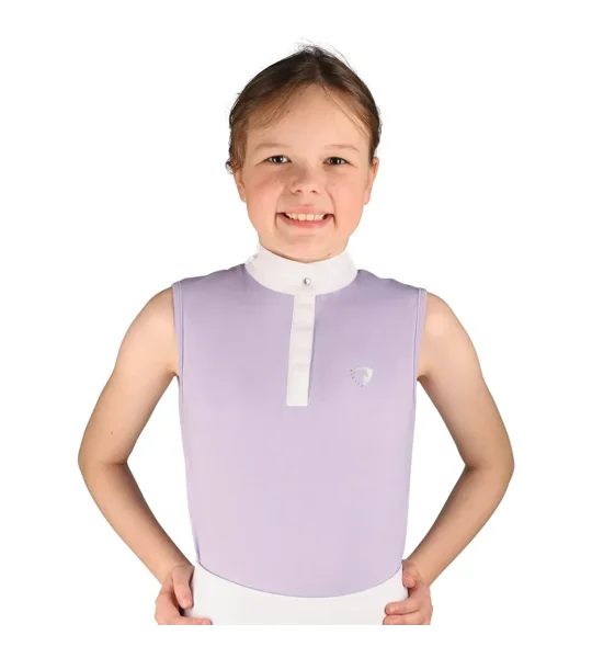Hy Equestrian Eden Children's Sleeveless Show Shirt Lilac