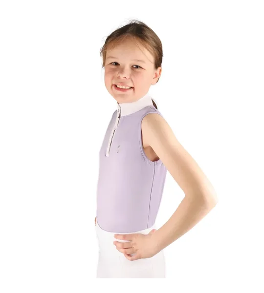Hy Equestrian Eden Children's Sleeveless Show Shirt Lilac