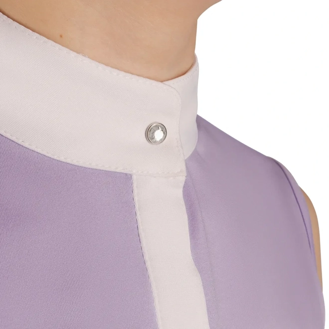 Additional Image for Hy Equestrian Eden Children's Sleeveless Show Shirt Lilac