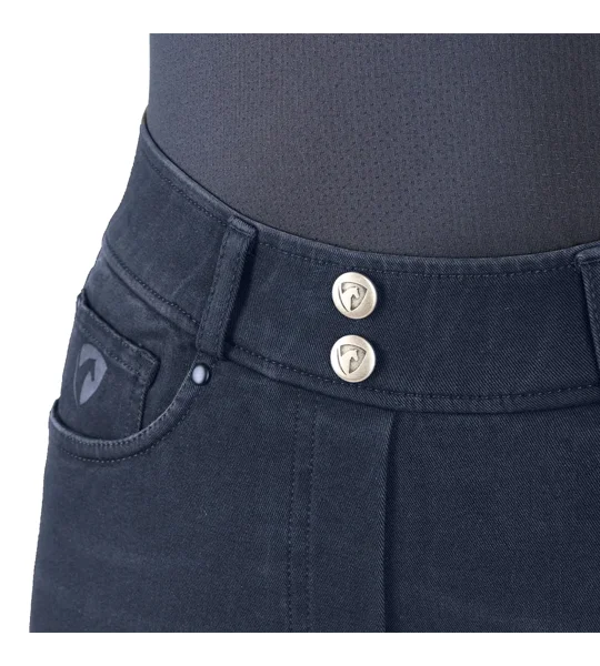 Hy Equestrian Elevate Denim Breeches Dark Blue