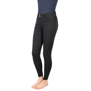 Hy Equestrian Elevate Denim Breeches Black