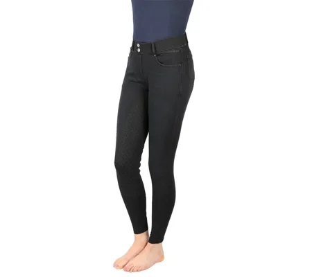 Hy Equestrian Elevate Denim Breeches Black