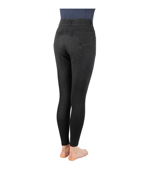 Hy Equestrian Elevate Denim Breeches Black