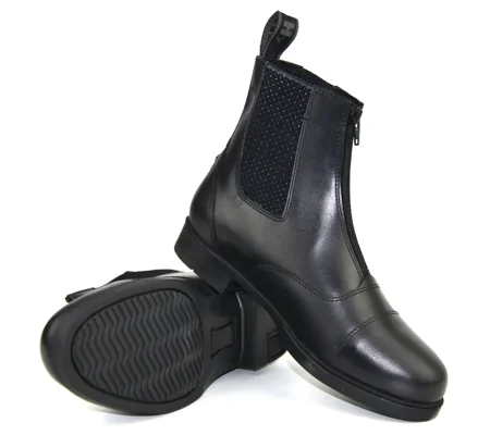 Hy Equestrian Children's Canterbury Zip Jodhpur Boot Black