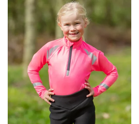 Reflector Children's Base Layer by Hy Equestrian Pink
