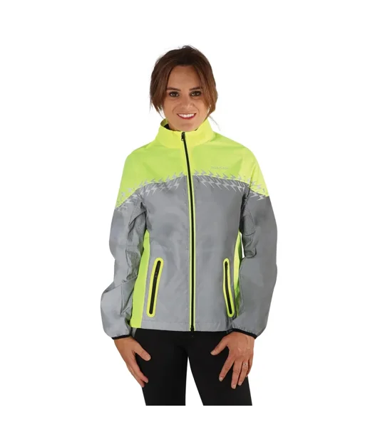 Silva Flash Lightweight Duo Reflective Jacket by Hy Equestrian Yellow