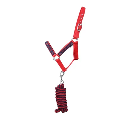 Hy Equestrian Tractors Rock Head Collar & Lead Rope
