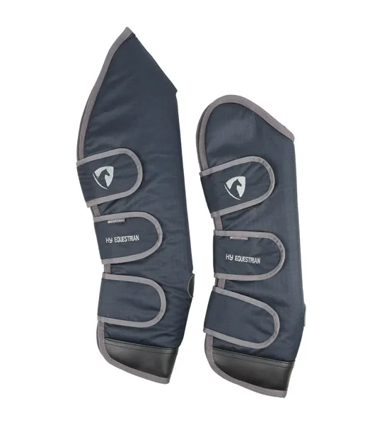 Hy Equestrian Travel Boots Navy/Grey