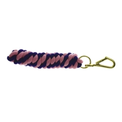 Hy Equestrian Two Tone Twisted Lead Rope 2.2 metres Pink/Purple