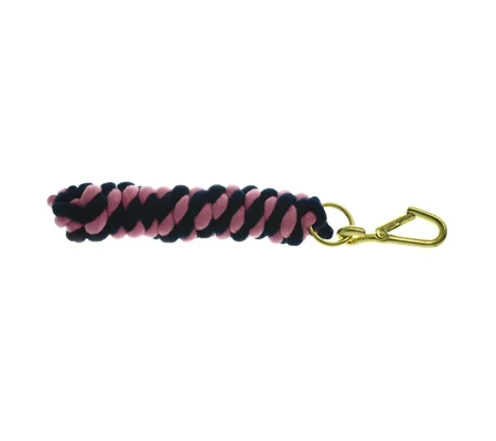 Hy Equestrian Two Tone Twisted Lead Rope 2.2 metres Black/Fuchsia
