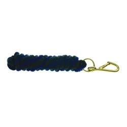 Hy Equestrian Two Tone Twisted Lead Rope 2.2 metres Royal/Green