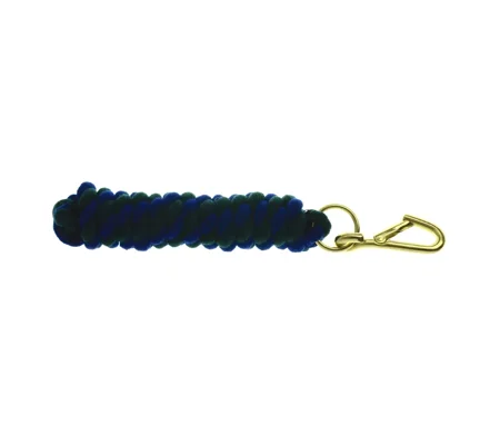 Hy Equestrian Two Tone Twisted Lead Rope 2.2 metres Royal/Green