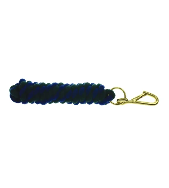 Hy Equestrian Two Tone Twisted Lead Rope 2.2 metres Royal/Green