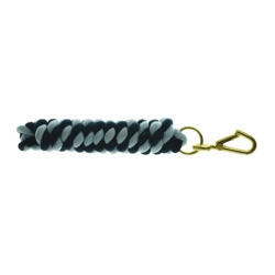 Hy Equestrian Two Tone Twisted Lead Rope 2.2 metres Navy/Cambridge Blue