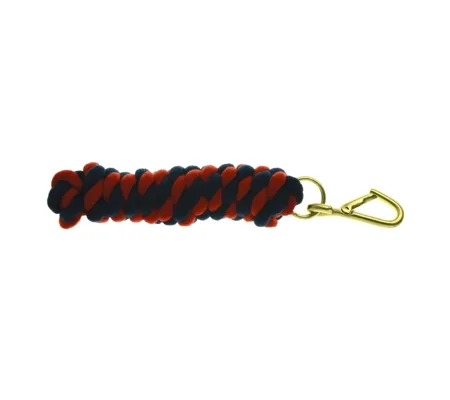 Hy Equestrian Two Tone Twisted Lead Rope 2.2 metres Navy/Red