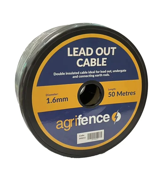 Agrifence Easy Leadout Cable available in 25m and 50m coils.
