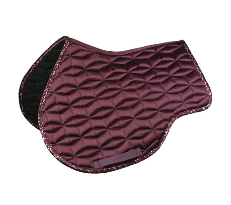 Hy Equestrian Enchanted Collection Saddle Pad Plum/Rose Gold