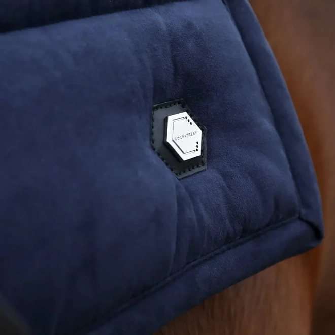 Additional Image for Coldstream Belford Suede GP Saddle Pad  Navy