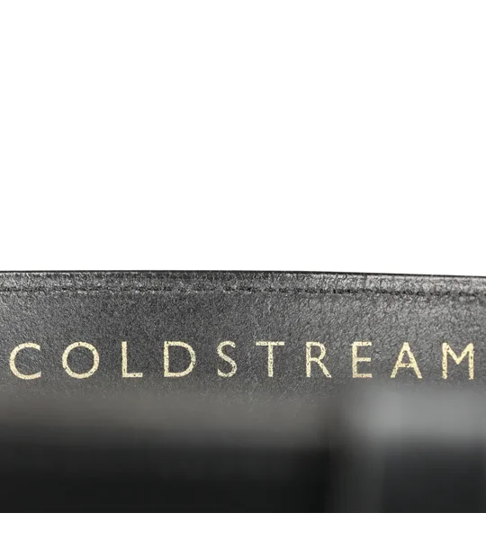 Coldstream Hutton Diamante Leather Belt Black/Gold