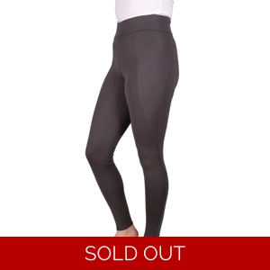 Hy Equestrian Melton Flex Riding Tights  Anthra