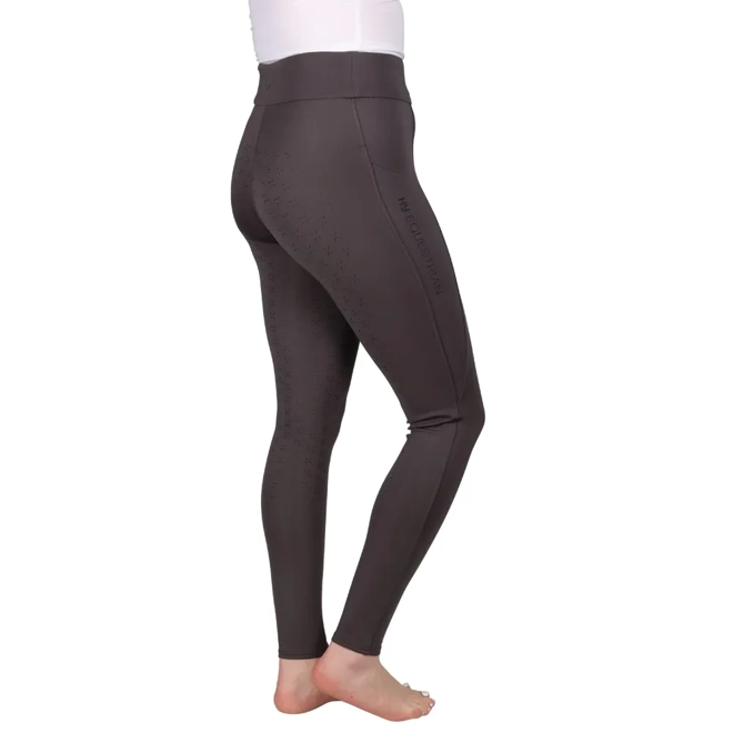 Additional Image for Hy Equestrian Melton Flex Riding Tights  Anthra