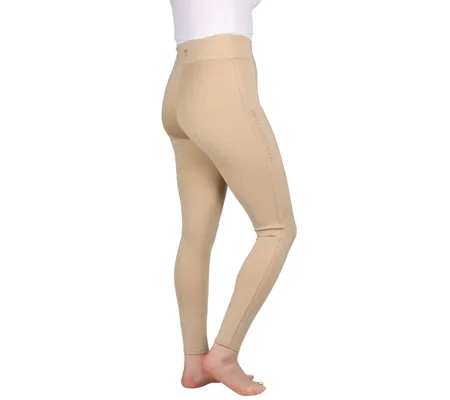 Hy Equestrian Melton Flex Riding Tights Beige