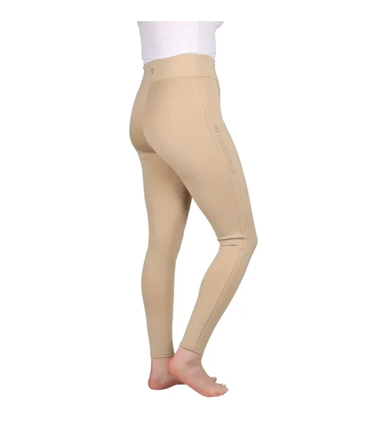 Hy Equestrian Melton Flex Riding Tights Beige