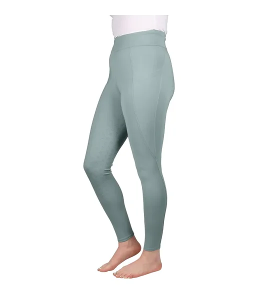 Hy Equestrian Melton Flex Riding Tights Dove Blue