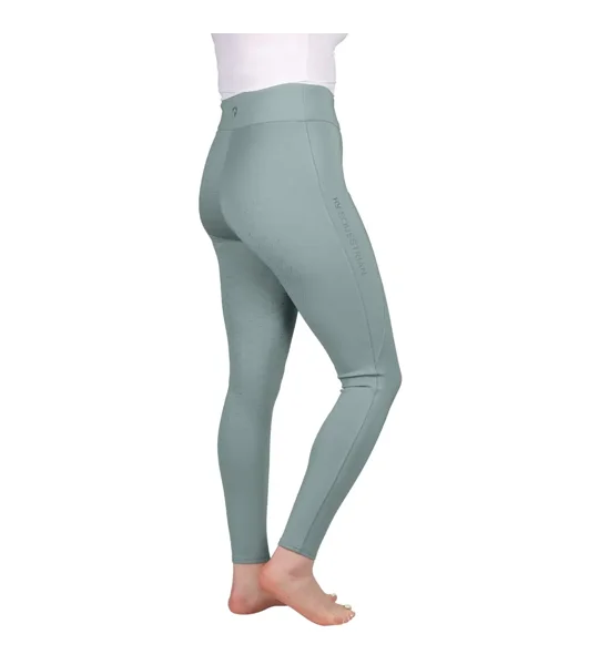Hy Equestrian Melton Flex Riding Tights Dove Blue