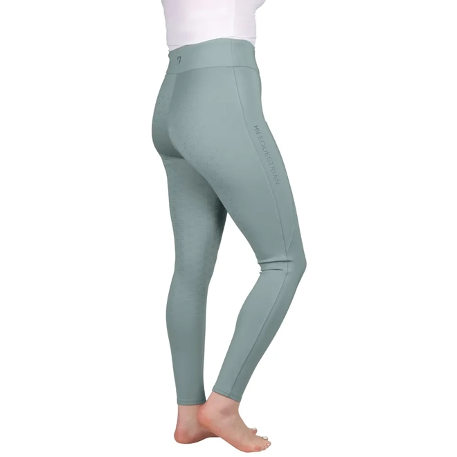 Additional Image for Hy Equestrian Melton Flex Riding Tights    Dove Blue