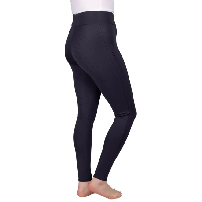 Additional Image for Hy Equestrian Melton Flex Riding Tights   Dark Navy