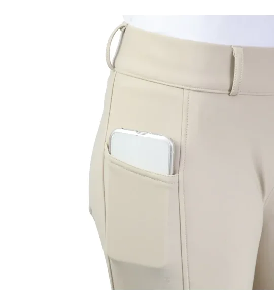 Hy Equestrian Glacial Softshell Riding Tights beige