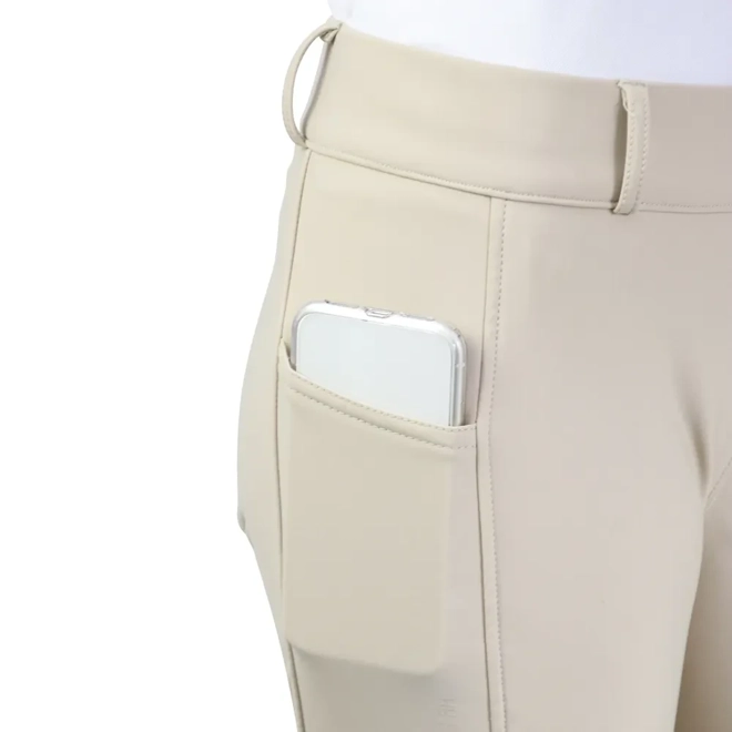 Additional Image for Hy Equestrian Glacial Softshell Riding Tights beige