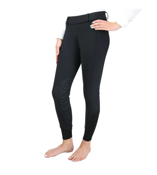 Hy Equestrian Glacial Softshell Riding Tights black