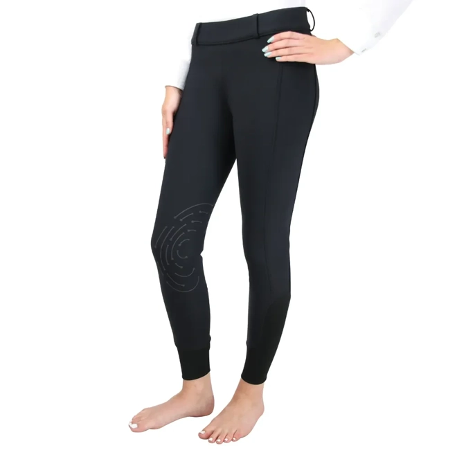 product Image for Hy Equestrian Glacial Softshell Riding Tights black
