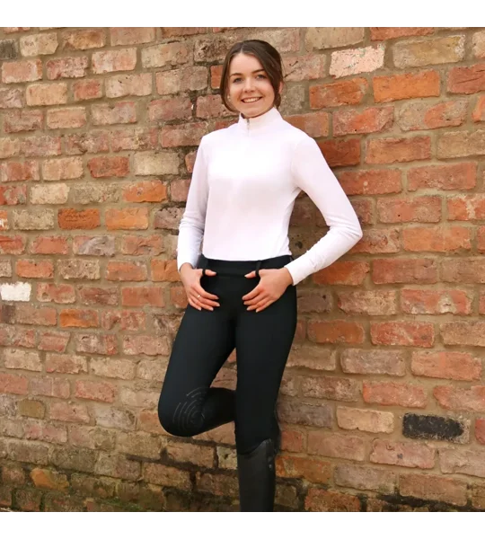 Hy Equestrian Glacial Softshell Riding Tights black