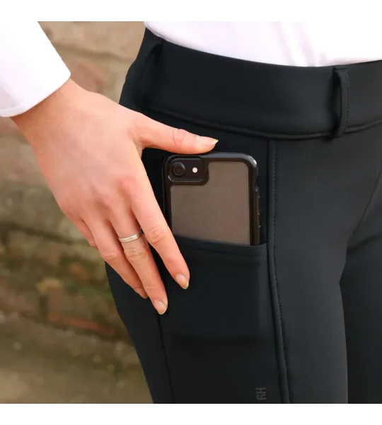 Hy Equestrian Glacial Softshell Riding Tights black