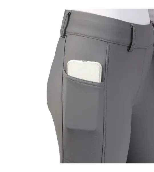 Hy Equestrian Glacial Softshell Riding Tights Grey