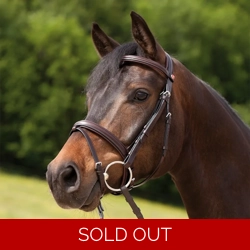 Kieffer Ergonomic Event Snaffle Bridle Brown