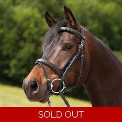 Kieffer Ergonomic Event Snaffle Bridle Black