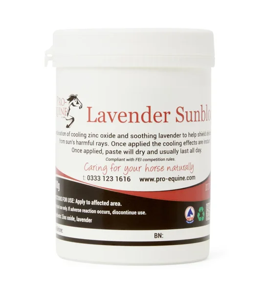 Pro-Equine Lavender Sunblock 400g