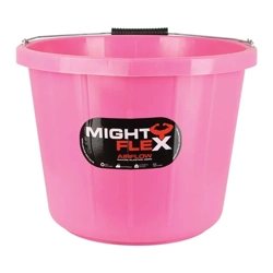 Lincoln Mighty Flex Stable Bucket 15 litre Pink