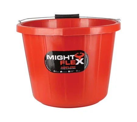 Lincoln Mighty Flex Stable Bucket 15 litre Red
