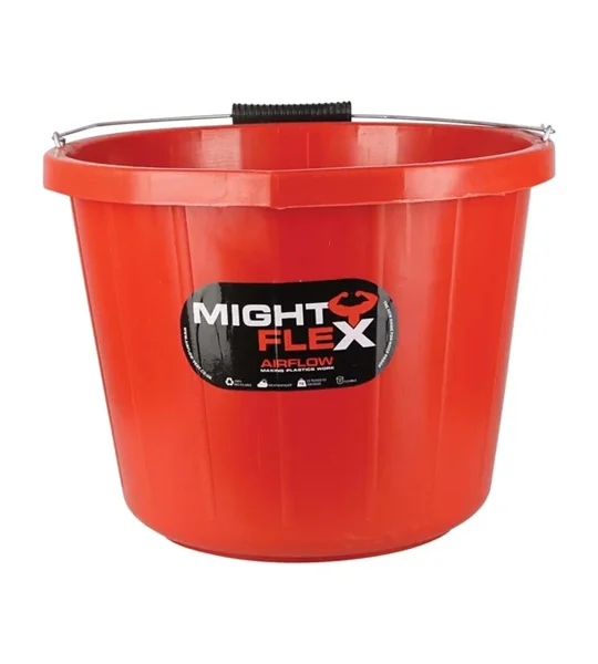 Lincoln Mighty Flex Stable Bucket 15 litre Red