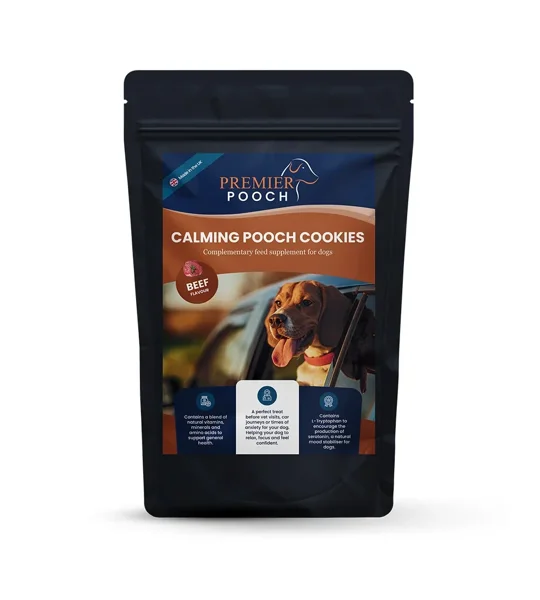 Premier Pooch Calming Pooch Cookies 10 Cookies Beef