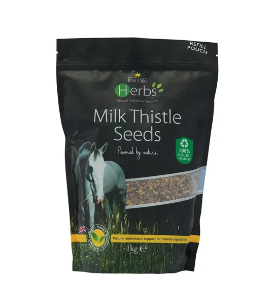 Lincoln Herbs Milk Thistle Seeds 1kg - 50 Days Supply -